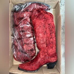 Embroidered Corral Cowboy Boots